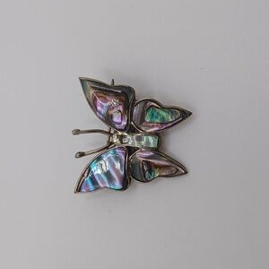 Alpaca Mexico Butterfly Brooch